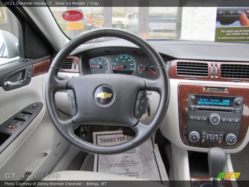Silver Ice Metallic / Gray 2011 Chevrolet Impala LT