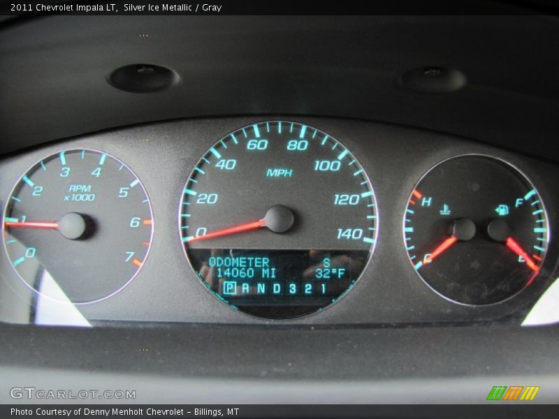 Silver Ice Metallic / Gray 2011 Chevrolet Impala LT
