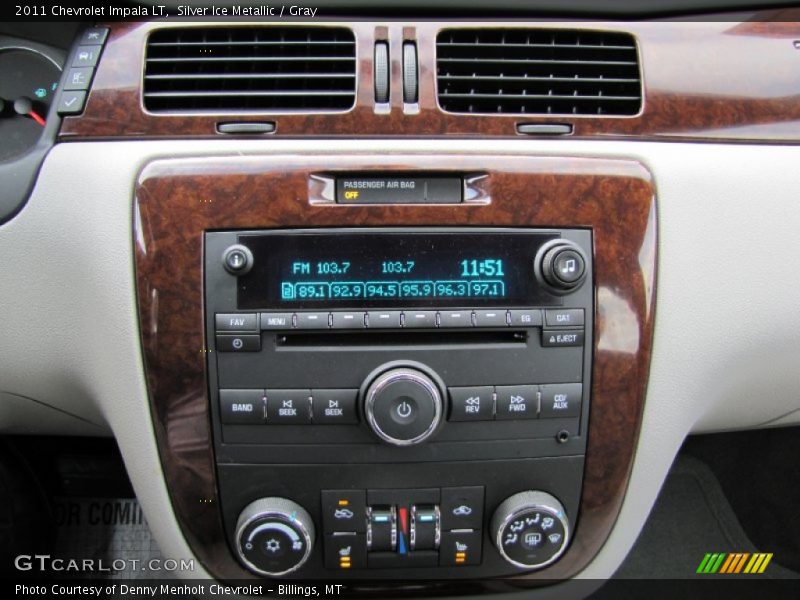 Silver Ice Metallic / Gray 2011 Chevrolet Impala LT