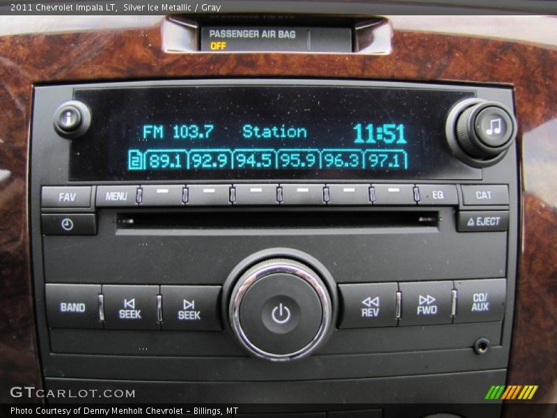 Silver Ice Metallic / Gray 2011 Chevrolet Impala LT