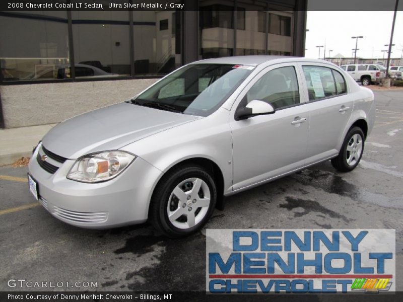 Ultra Silver Metallic / Gray 2008 Chevrolet Cobalt LT Sedan