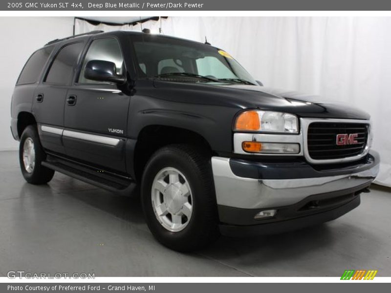 Deep Blue Metallic / Pewter/Dark Pewter 2005 GMC Yukon SLT 4x4