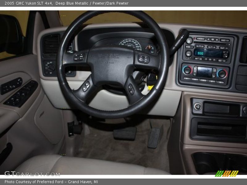 Deep Blue Metallic / Pewter/Dark Pewter 2005 GMC Yukon SLT 4x4