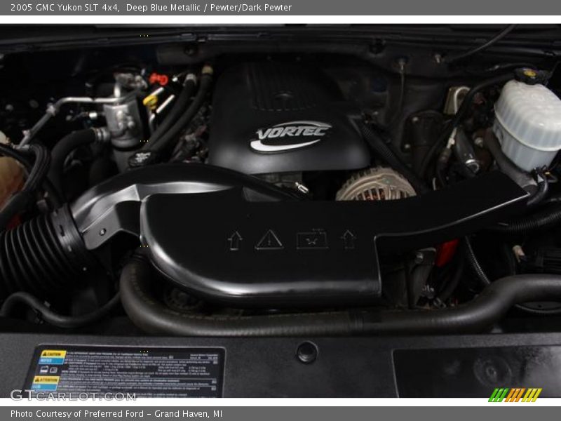 Deep Blue Metallic / Pewter/Dark Pewter 2005 GMC Yukon SLT 4x4