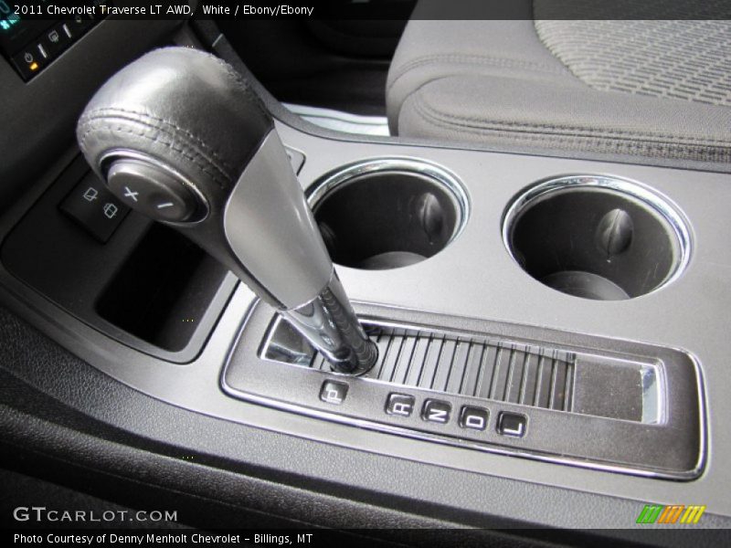 White / Ebony/Ebony 2011 Chevrolet Traverse LT AWD