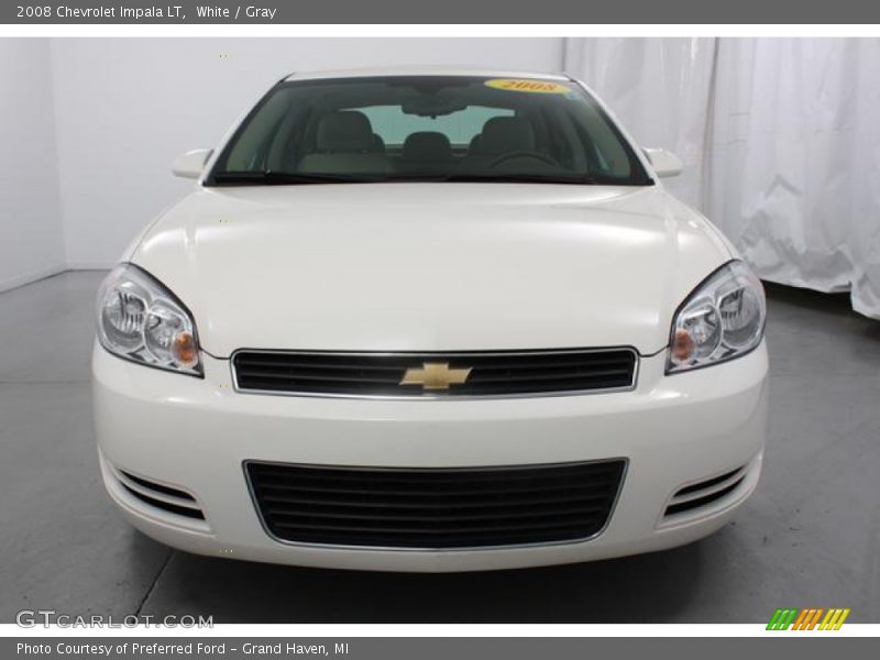 White / Gray 2008 Chevrolet Impala LT