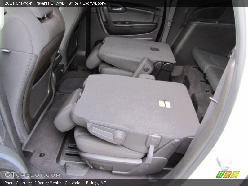 White / Ebony/Ebony 2011 Chevrolet Traverse LT AWD