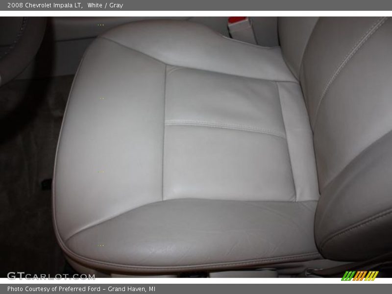 White / Gray 2008 Chevrolet Impala LT