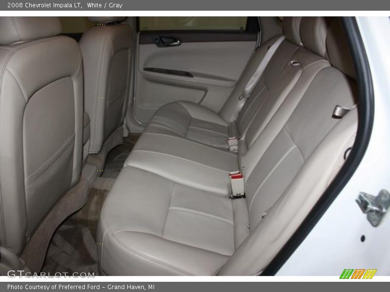 White / Gray 2008 Chevrolet Impala LT