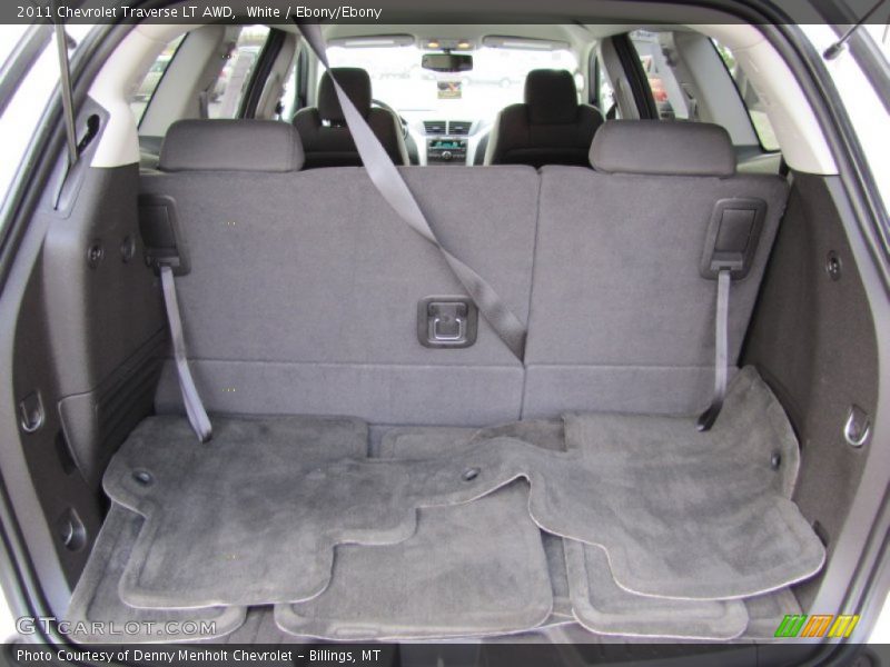 White / Ebony/Ebony 2011 Chevrolet Traverse LT AWD
