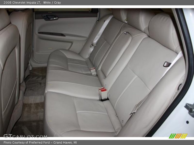White / Gray 2008 Chevrolet Impala LT