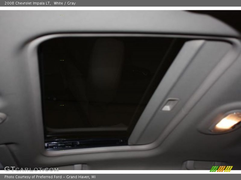 White / Gray 2008 Chevrolet Impala LT