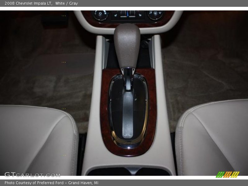 White / Gray 2008 Chevrolet Impala LT