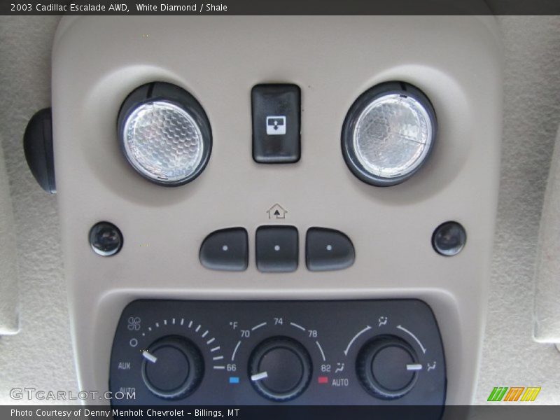 White Diamond / Shale 2003 Cadillac Escalade AWD