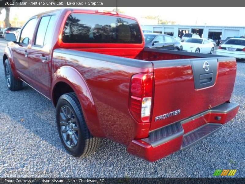 Lava Red / Graphite 2012 Nissan Frontier S Crew Cab