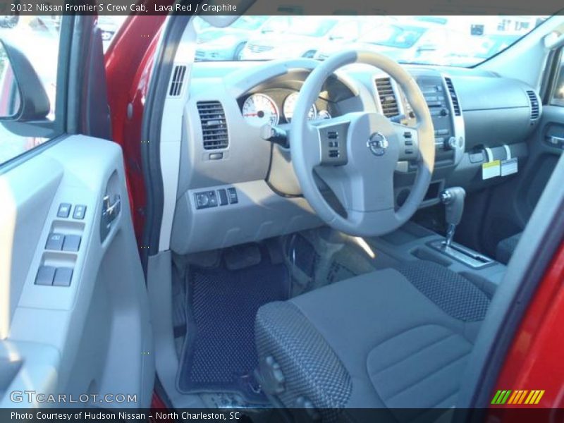 Lava Red / Graphite 2012 Nissan Frontier S Crew Cab