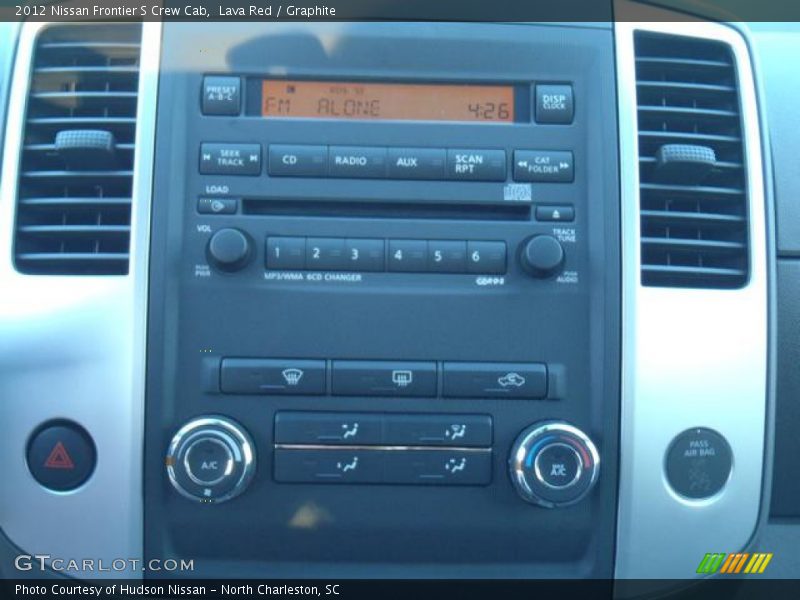 Lava Red / Graphite 2012 Nissan Frontier S Crew Cab
