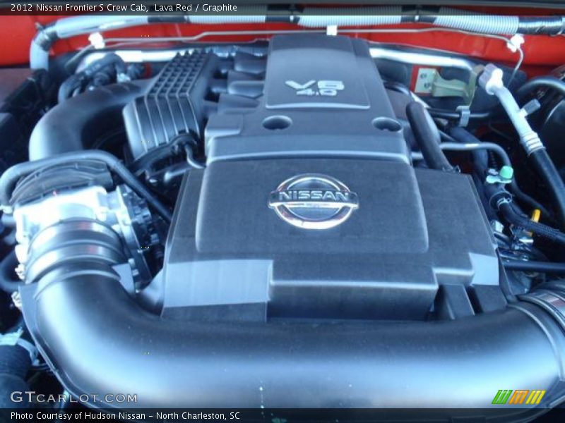 Lava Red / Graphite 2012 Nissan Frontier S Crew Cab