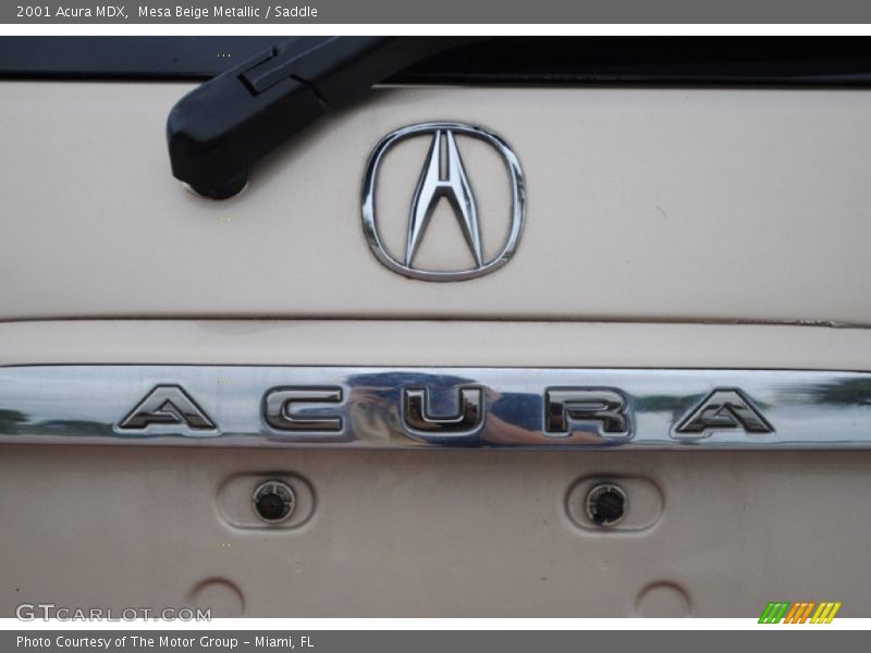 Mesa Beige Metallic / Saddle 2001 Acura MDX