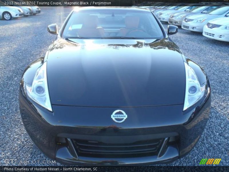 Magnetic Black / Persimmon 2012 Nissan 370Z Touring Coupe