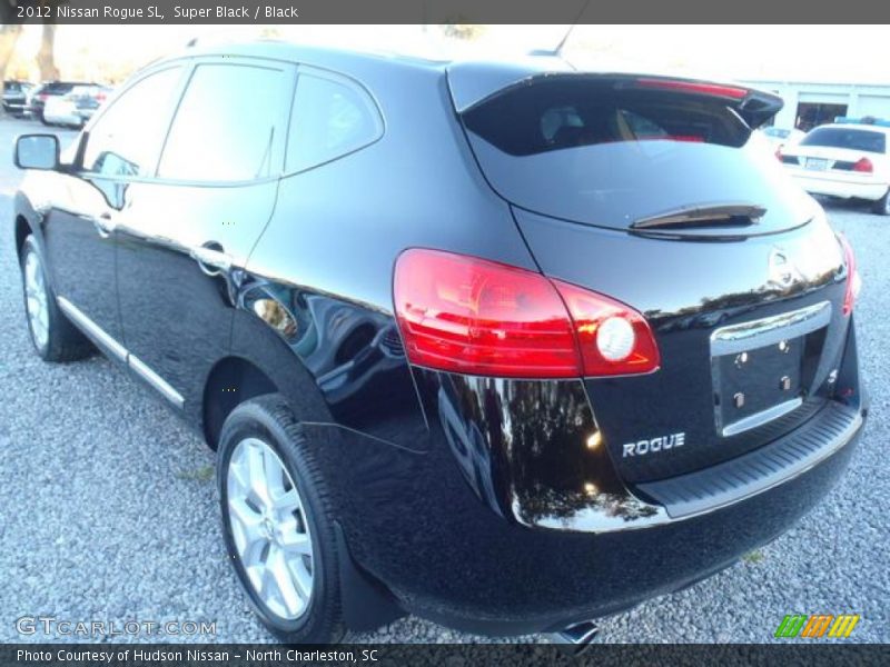 Super Black / Black 2012 Nissan Rogue SL