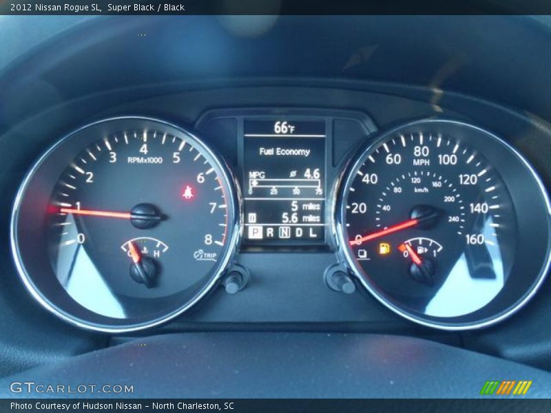 Super Black / Black 2012 Nissan Rogue SL