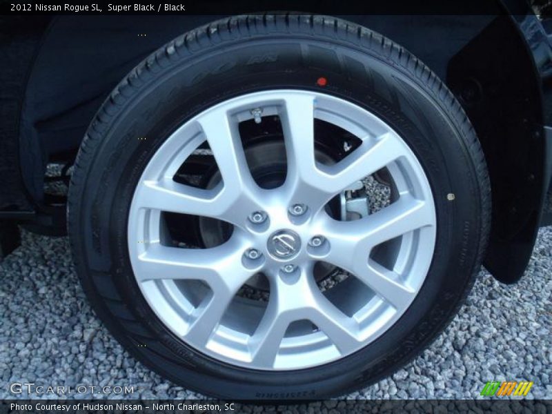 Super Black / Black 2012 Nissan Rogue SL