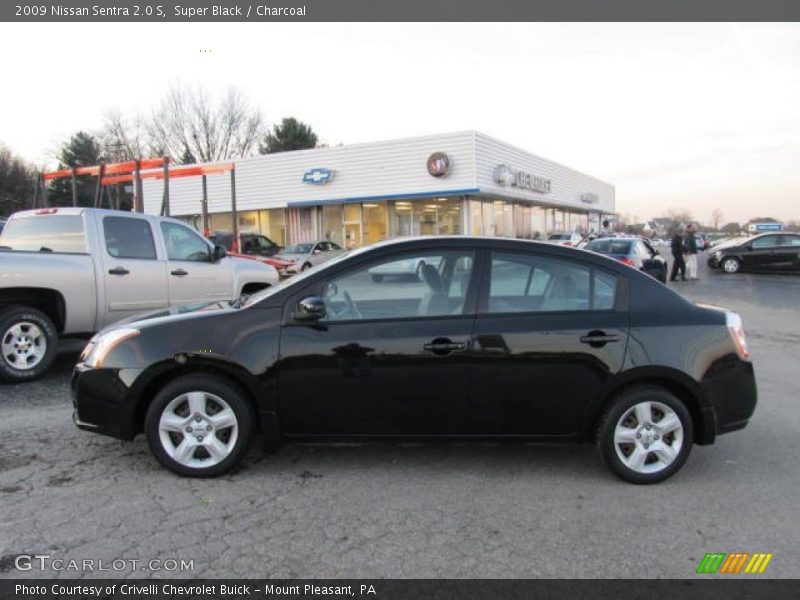 Super Black / Charcoal 2009 Nissan Sentra 2.0 S