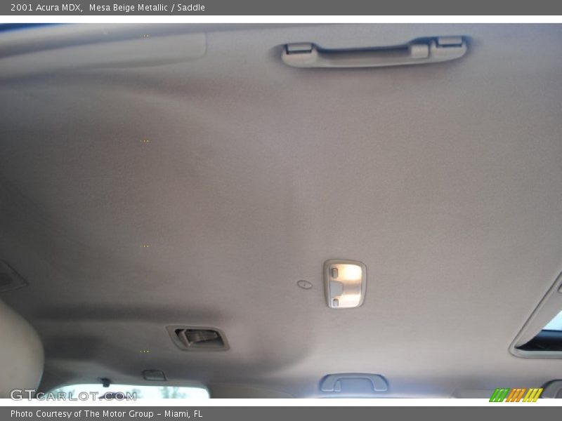 Mesa Beige Metallic / Saddle 2001 Acura MDX