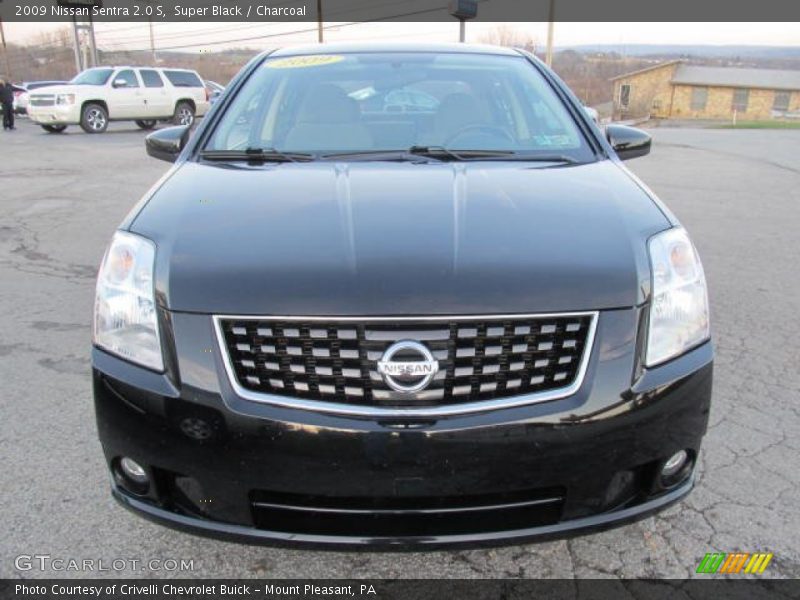 Super Black / Charcoal 2009 Nissan Sentra 2.0 S