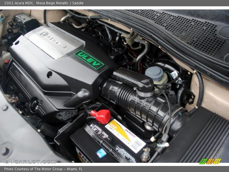  2001 MDX  Engine - 3.5 Liter SOHC 24-Valve V6