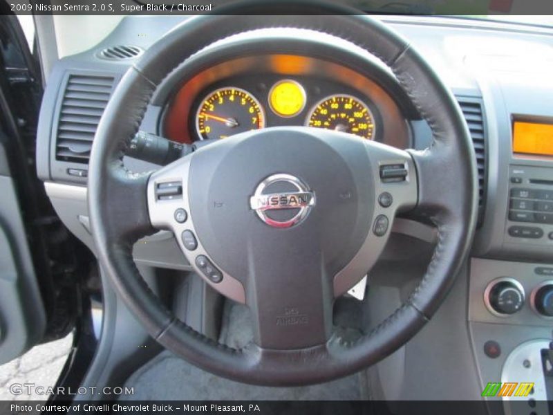 Super Black / Charcoal 2009 Nissan Sentra 2.0 S