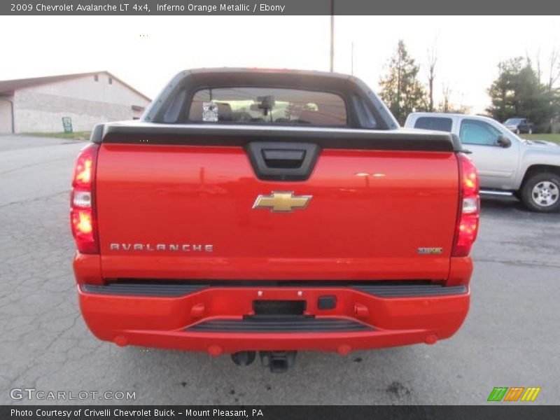  2009 Avalanche LT 4x4 Inferno Orange Metallic