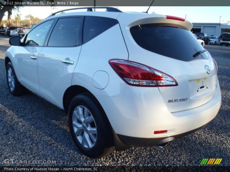 Pearl White / Beige 2012 Nissan Murano SL