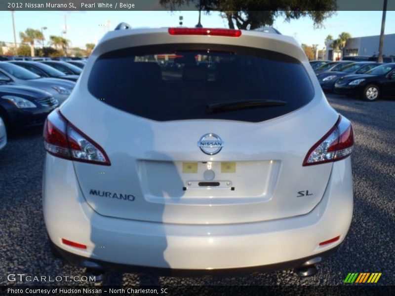 Pearl White / Beige 2012 Nissan Murano SL
