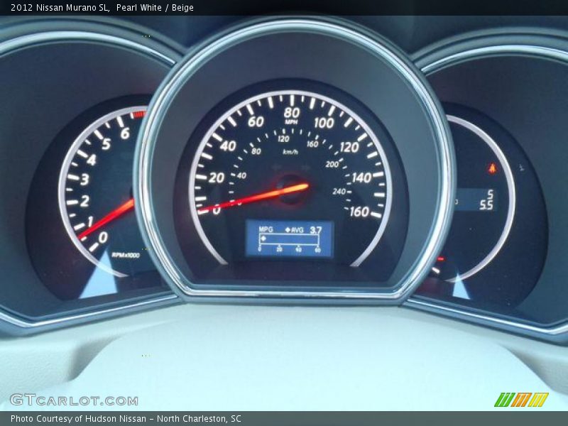  2012 Murano SL SL Gauges