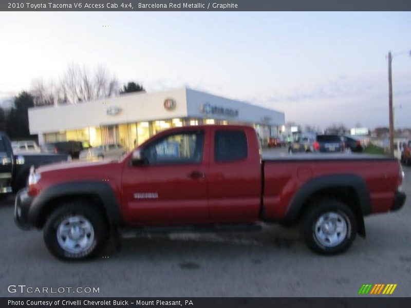 Barcelona Red Metallic / Graphite 2010 Toyota Tacoma V6 Access Cab 4x4