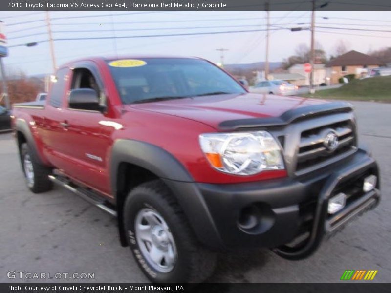 Barcelona Red Metallic / Graphite 2010 Toyota Tacoma V6 Access Cab 4x4