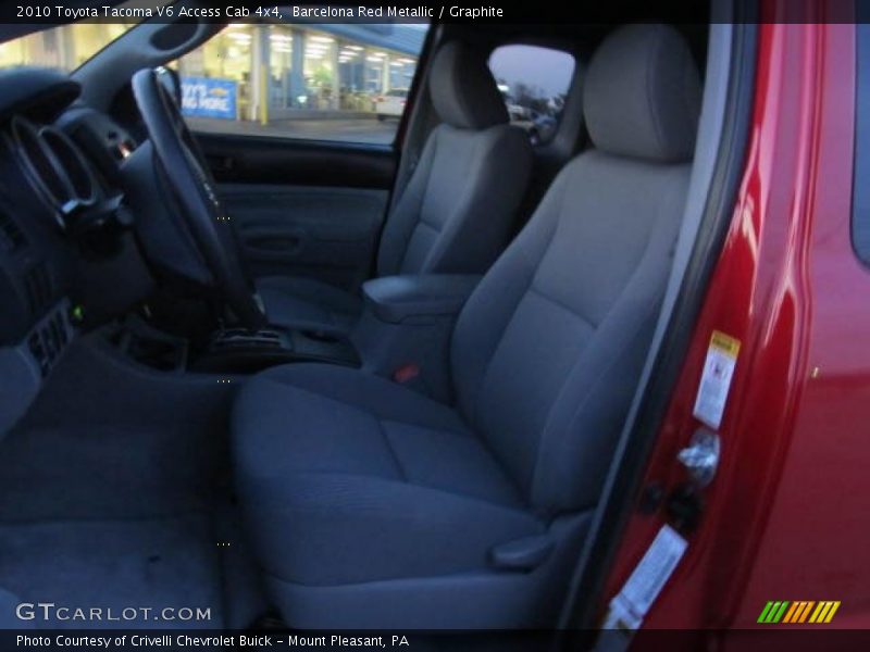 Barcelona Red Metallic / Graphite 2010 Toyota Tacoma V6 Access Cab 4x4