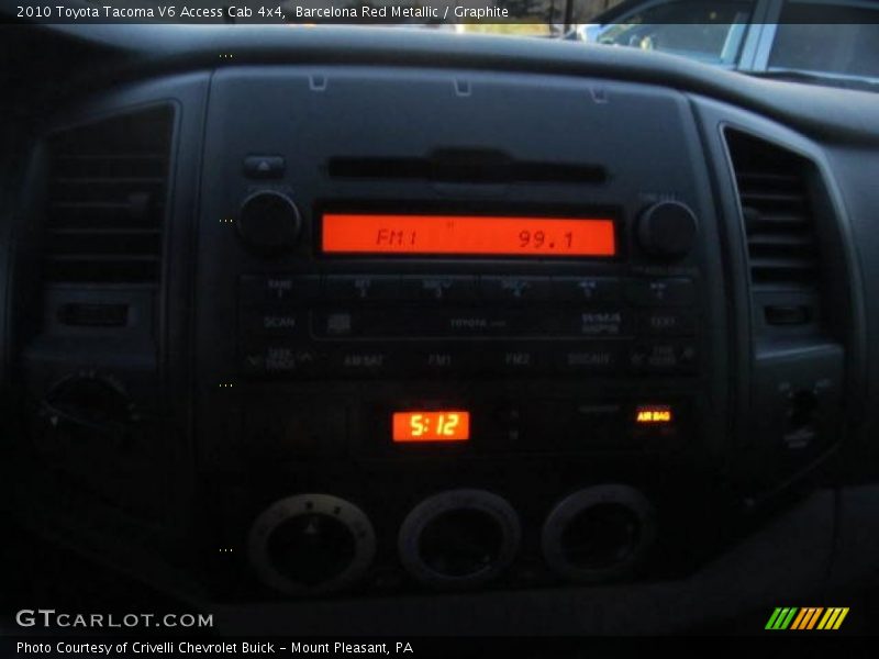 Barcelona Red Metallic / Graphite 2010 Toyota Tacoma V6 Access Cab 4x4