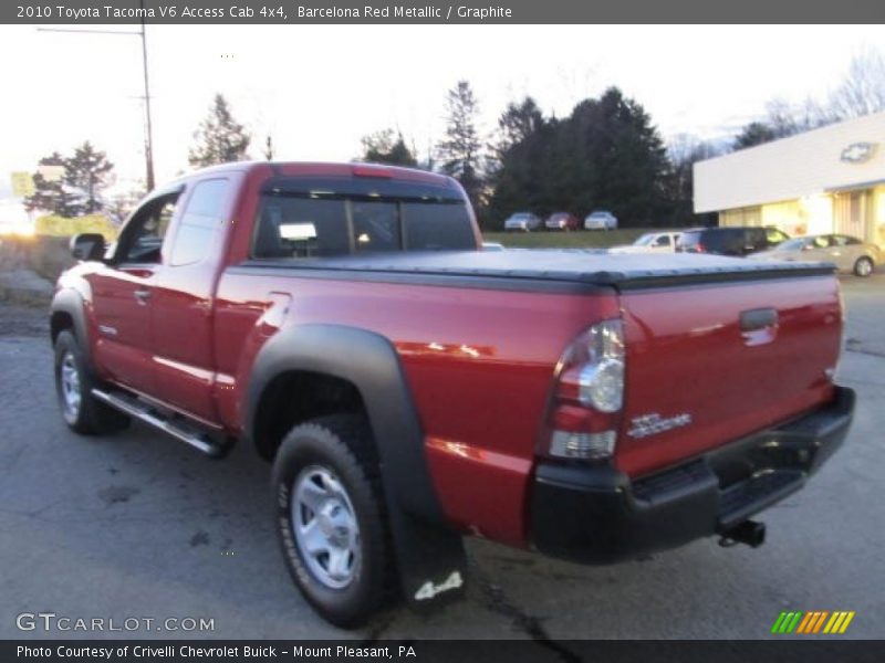 Barcelona Red Metallic / Graphite 2010 Toyota Tacoma V6 Access Cab 4x4