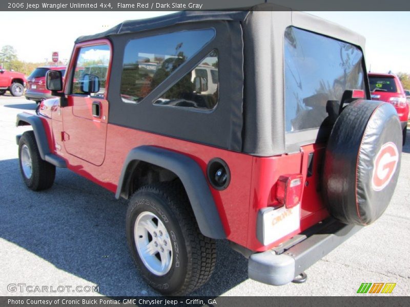 Flame Red / Dark Slate Gray 2006 Jeep Wrangler Unlimited 4x4