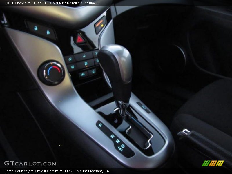 Gold Mist Metallic / Jet Black 2011 Chevrolet Cruze LT