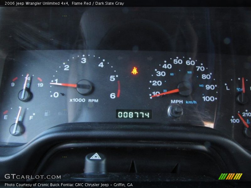 Flame Red / Dark Slate Gray 2006 Jeep Wrangler Unlimited 4x4