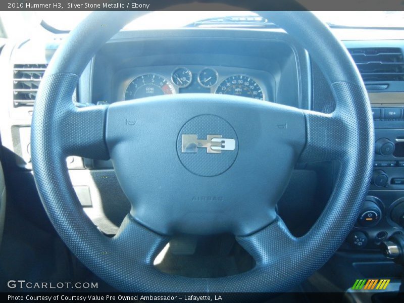 Silver Stone Metallic / Ebony 2010 Hummer H3