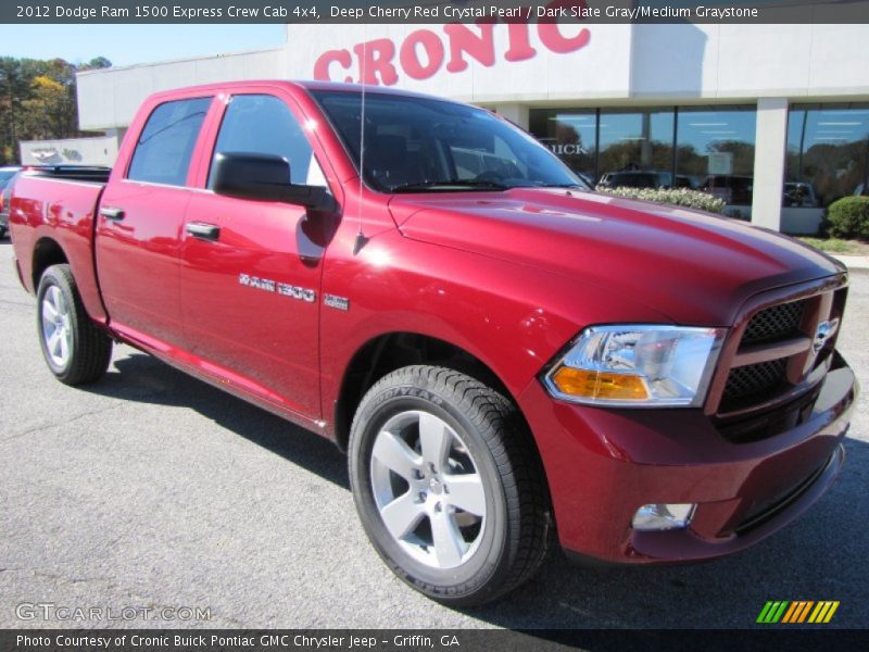 Deep Cherry Red Crystal Pearl / Dark Slate Gray/Medium Graystone 2012 Dodge Ram 1500 Express Crew Cab 4x4