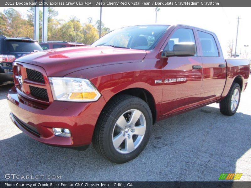 Deep Cherry Red Crystal Pearl / Dark Slate Gray/Medium Graystone 2012 Dodge Ram 1500 Express Crew Cab 4x4