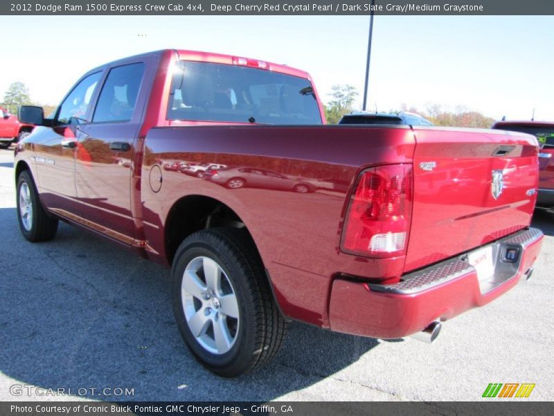 Deep Cherry Red Crystal Pearl / Dark Slate Gray/Medium Graystone 2012 Dodge Ram 1500 Express Crew Cab 4x4