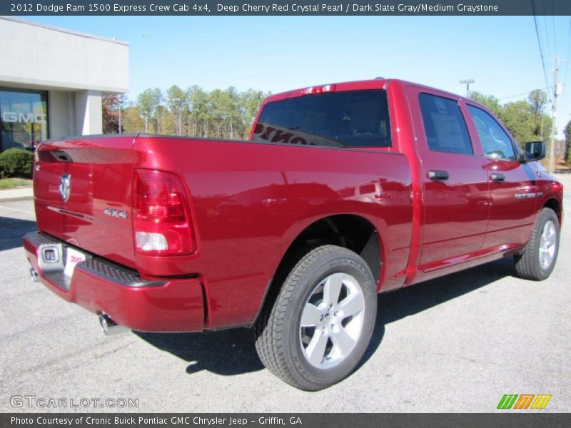 Deep Cherry Red Crystal Pearl / Dark Slate Gray/Medium Graystone 2012 Dodge Ram 1500 Express Crew Cab 4x4