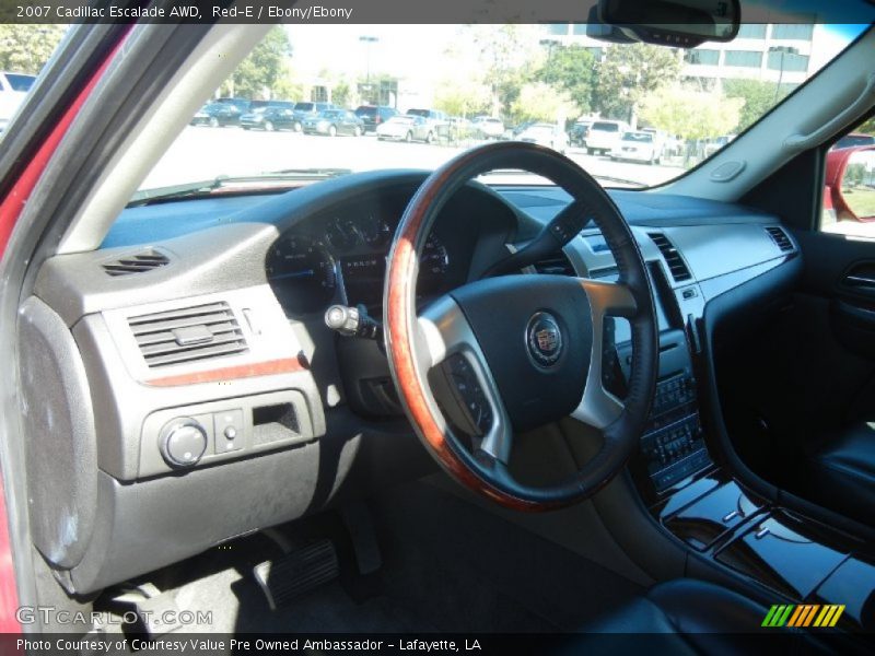 Red-E / Ebony/Ebony 2007 Cadillac Escalade AWD